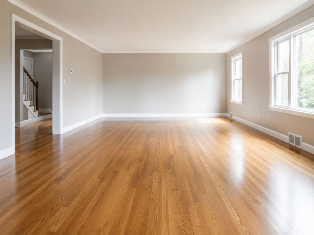 Cleared room after estate cleanout in London Ontario