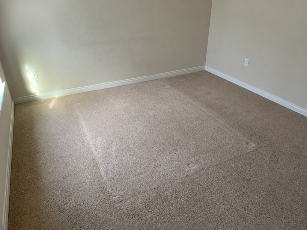 Bedroom ready for mattress disposal in London Ontario